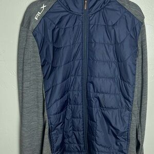Navy and Gray Men's Jacket